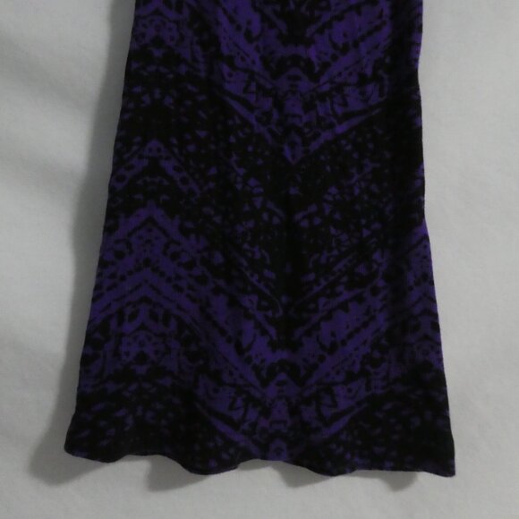 MILEY CYRUS & MAX AZRIA | small | Purple and Black Ribbed Tank Top - Picture 16 of 16